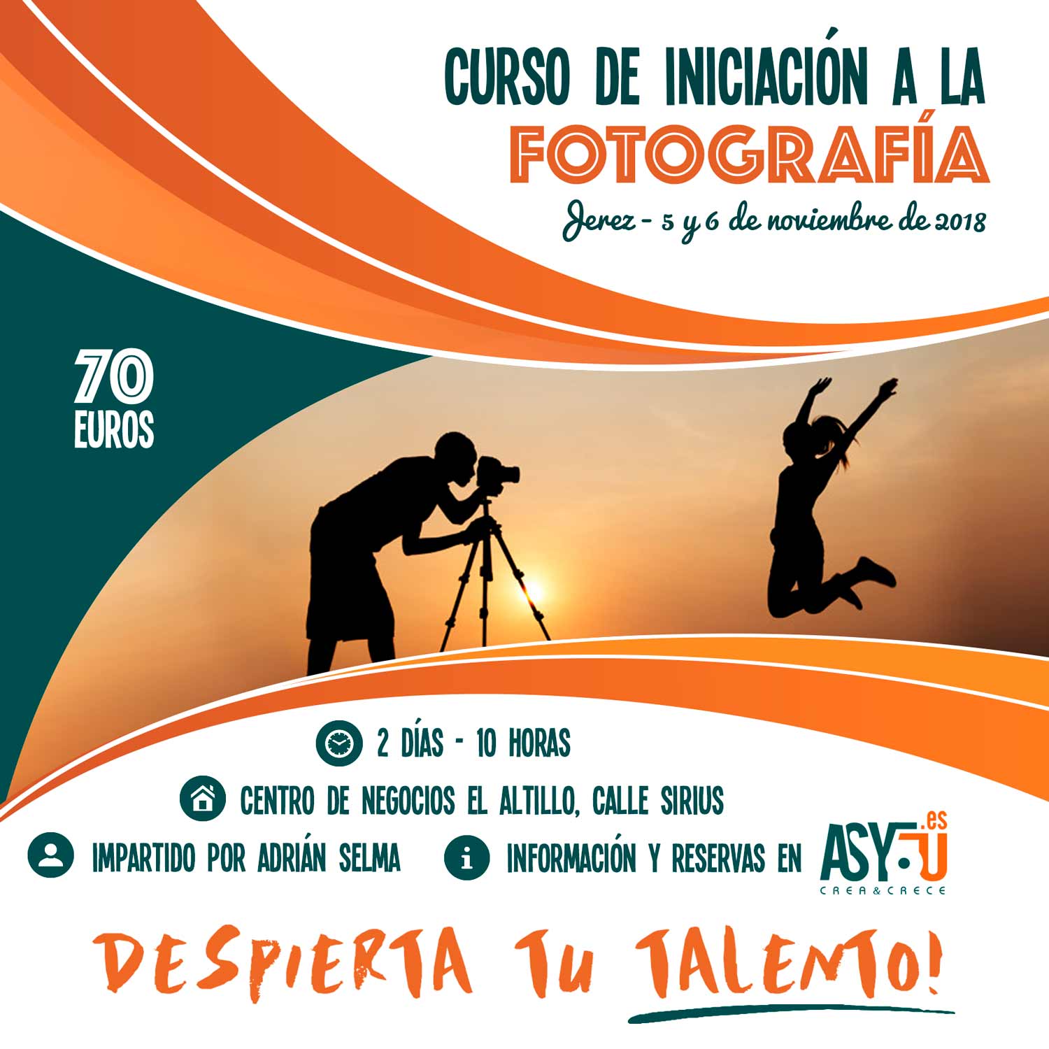 Curso de fotografía digital en Jerez. Nivel básico iniciación Curso de fotografía digital en Jerez. Nivel básico iniciación